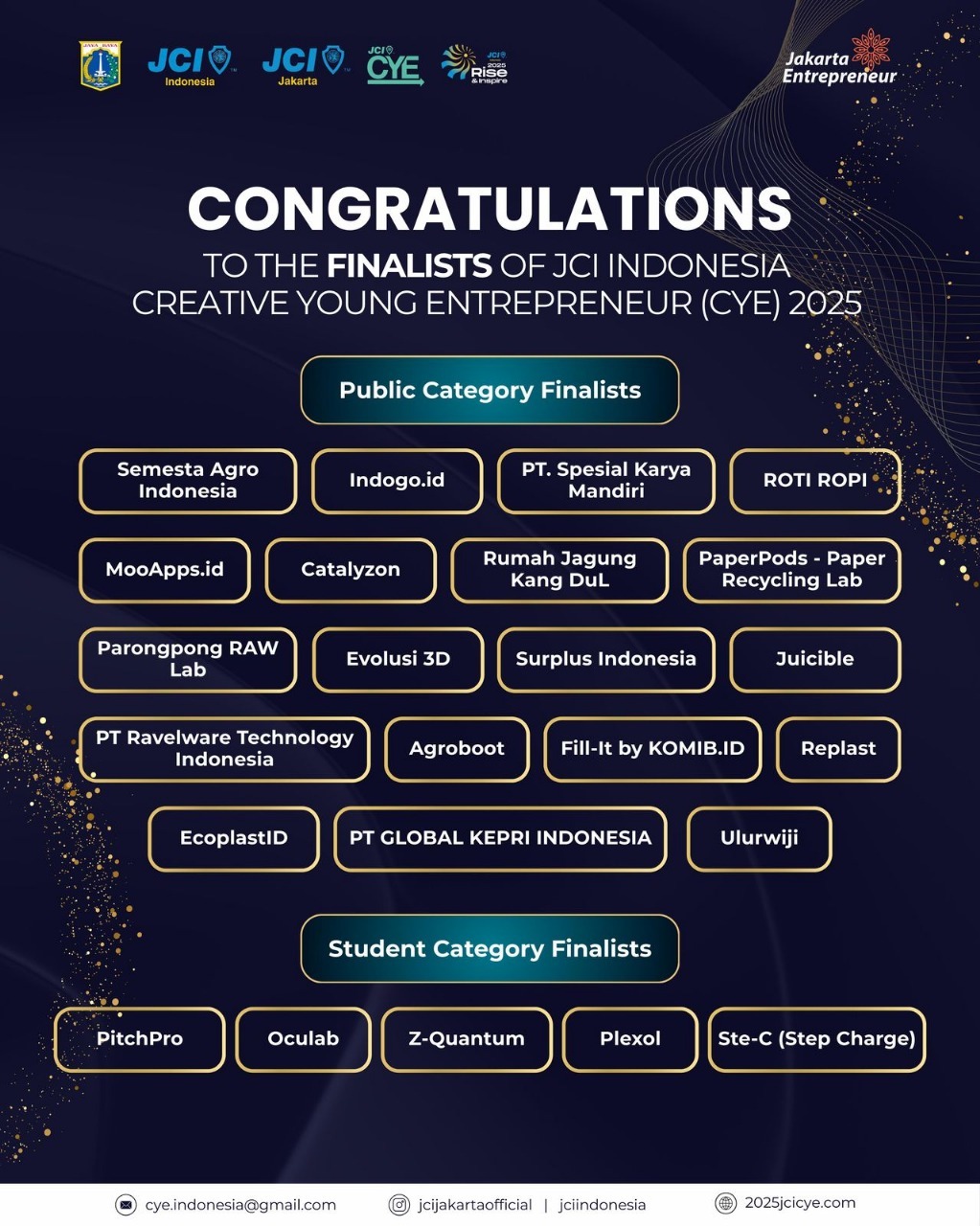 INDOGO Terpilih sebagai Finalis Creative Young Entrepreneur (CYE) 2025
